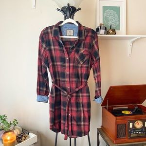 Legendary Whitetails Plaid Chambray Dress